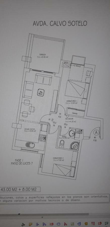 Atico Centrico Con Piscina Comunitaria Apartment Ribadeo Bagian luar foto